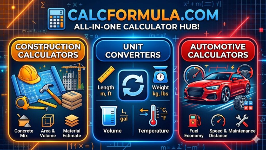 CalcFormula — Formula-Based Construction Calculators