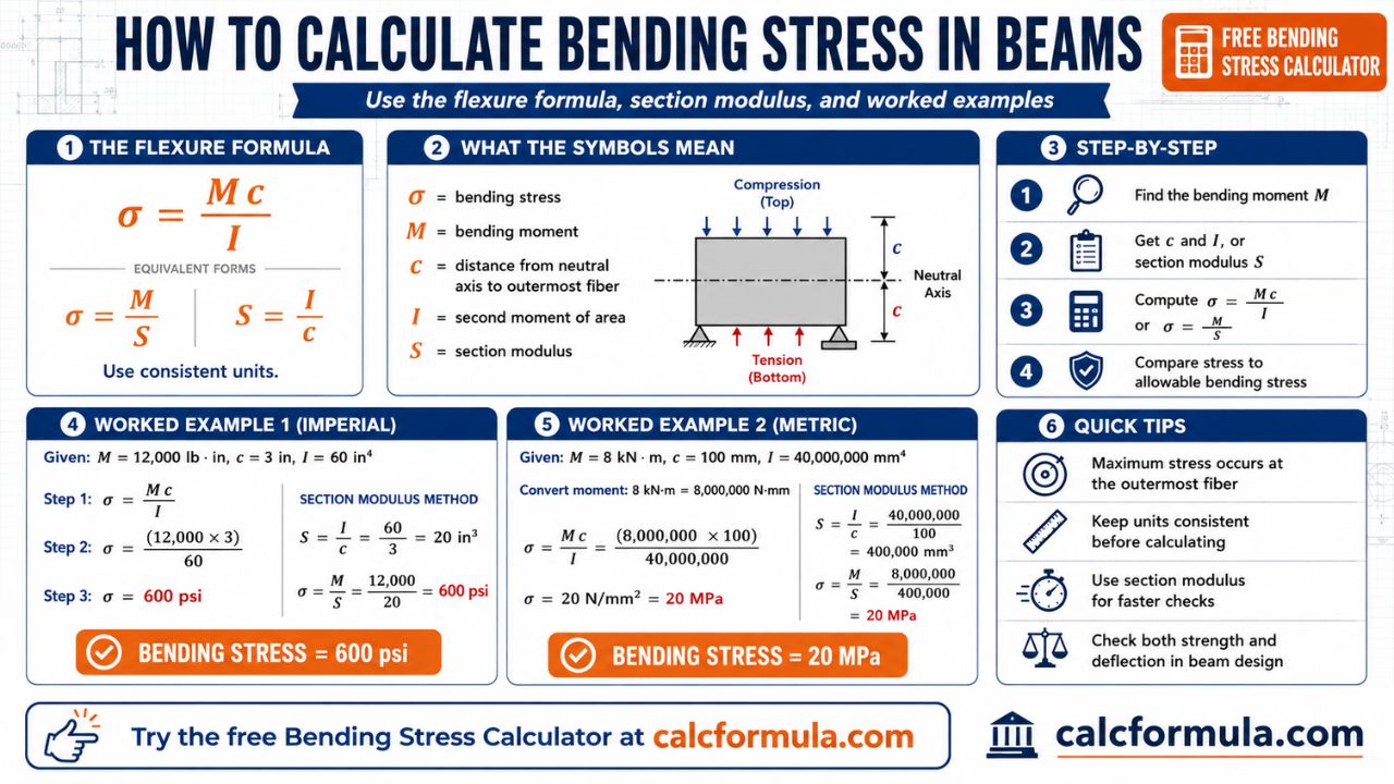 Bending Stress in Beams