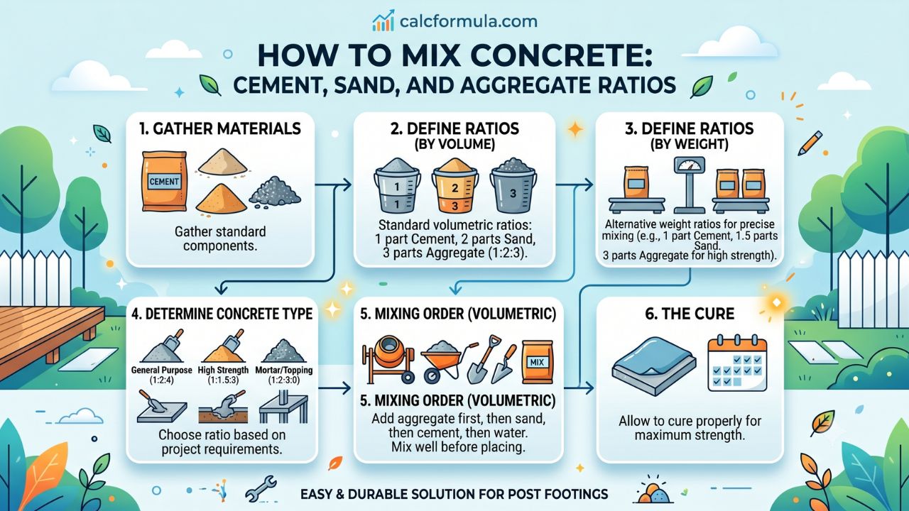 How to Mix Concrete